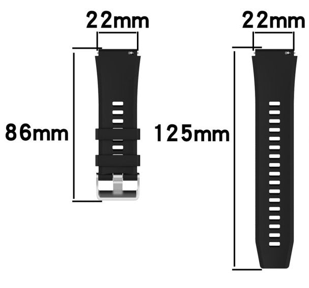 Silikoniranneke 22mm