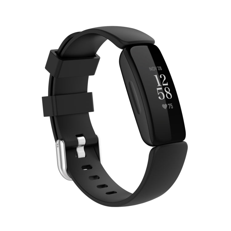 Musta ranneke Fitbit Inspire 2 ja Ace 3 laitteisiin