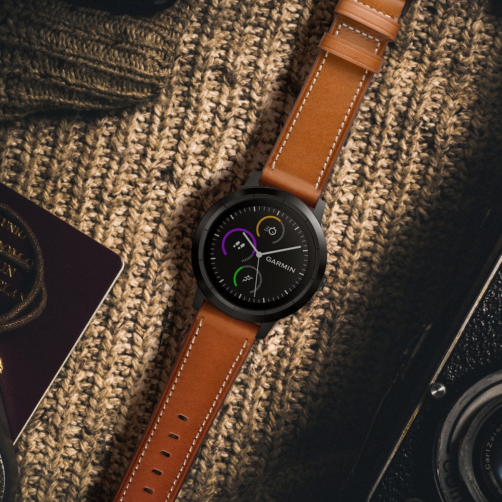 Nahkaranneke 20mm