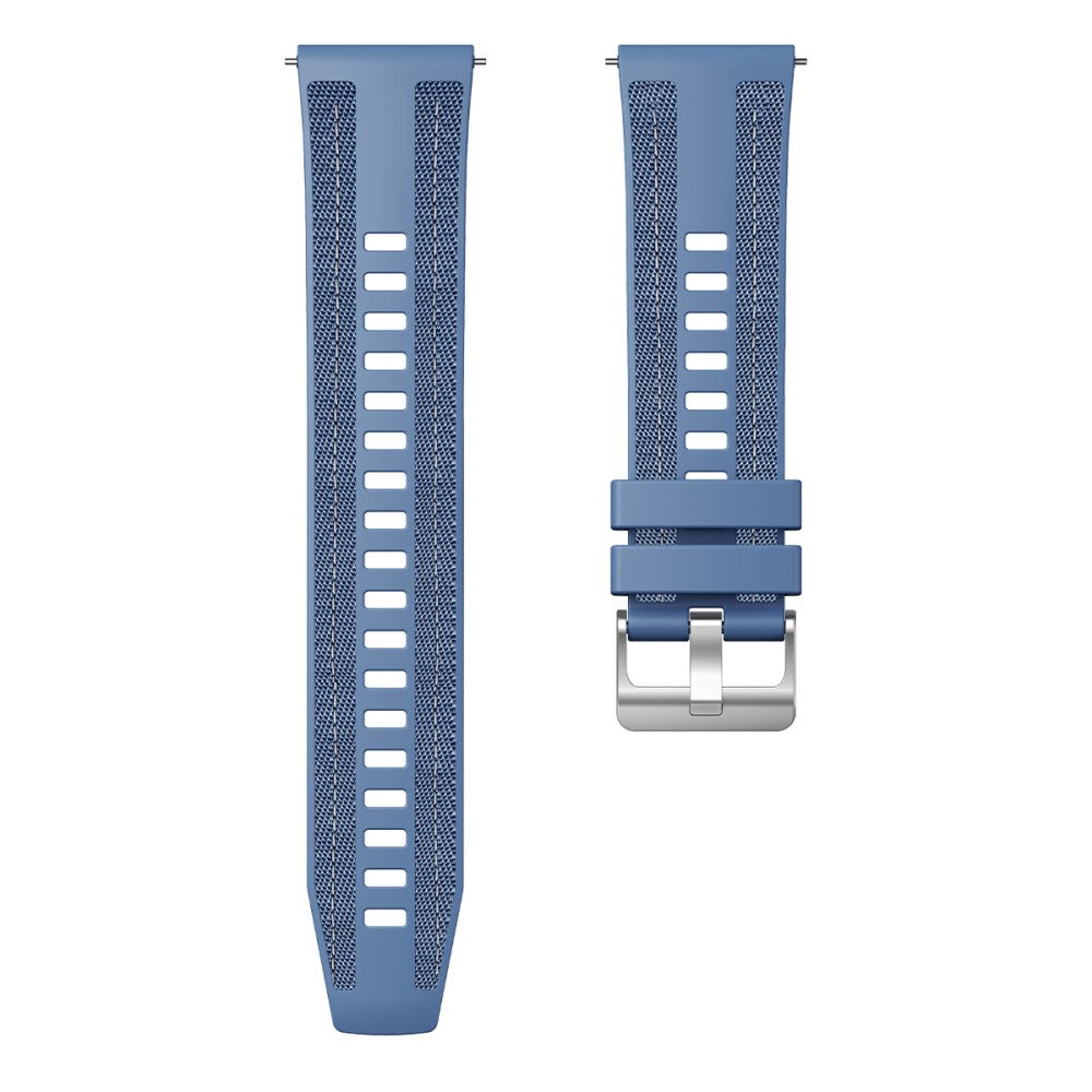 Silikoniranneke/nylon pinta 22mm
