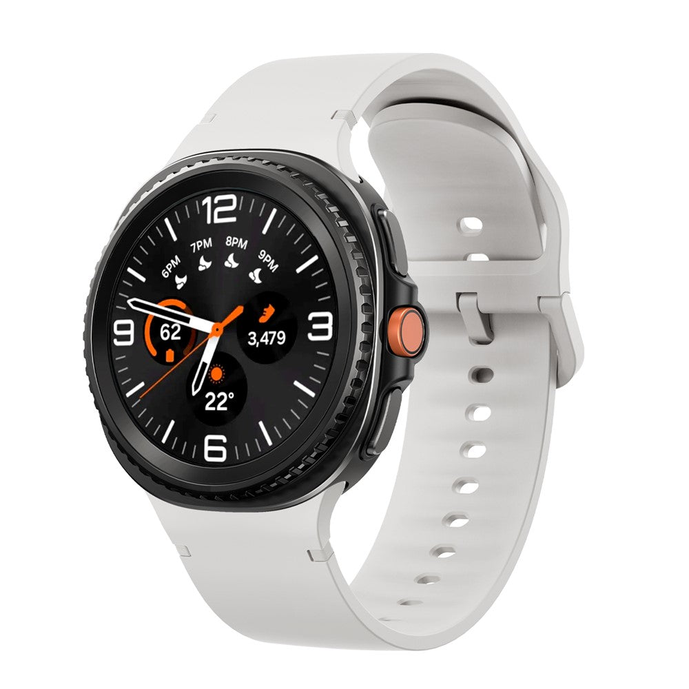 Silikoniranneke Samsung Galaxy Watch8 valkoinen