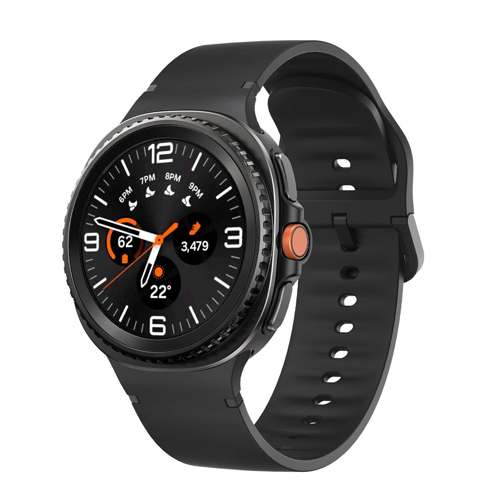 Silikoniranneke Samsung Galaxy Watch8 musta