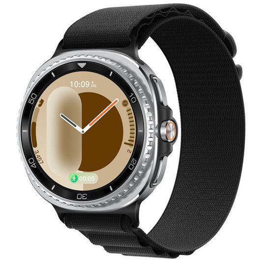 Nylonranneke Samsung Galaxy Watch8 musta