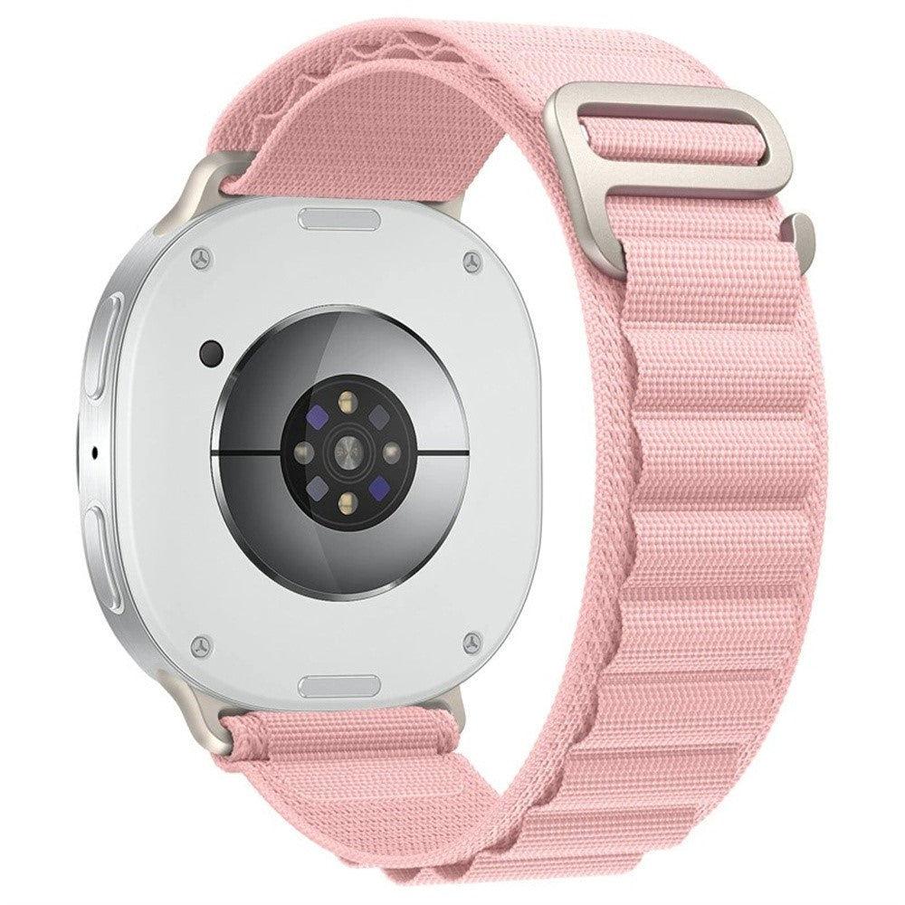 Nylonranneke Samsung Galaxy Watch8 vaaleanpunainen