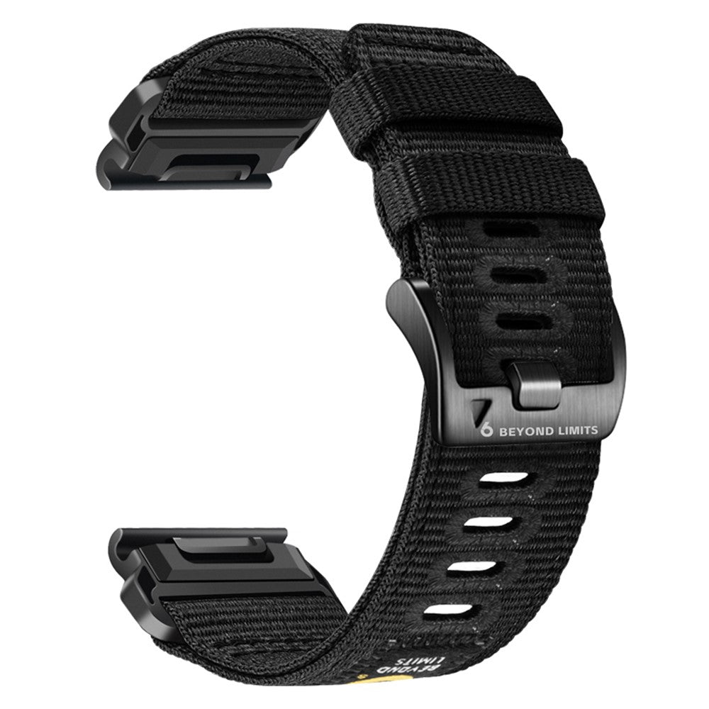 Musta nailonranneke 26mm