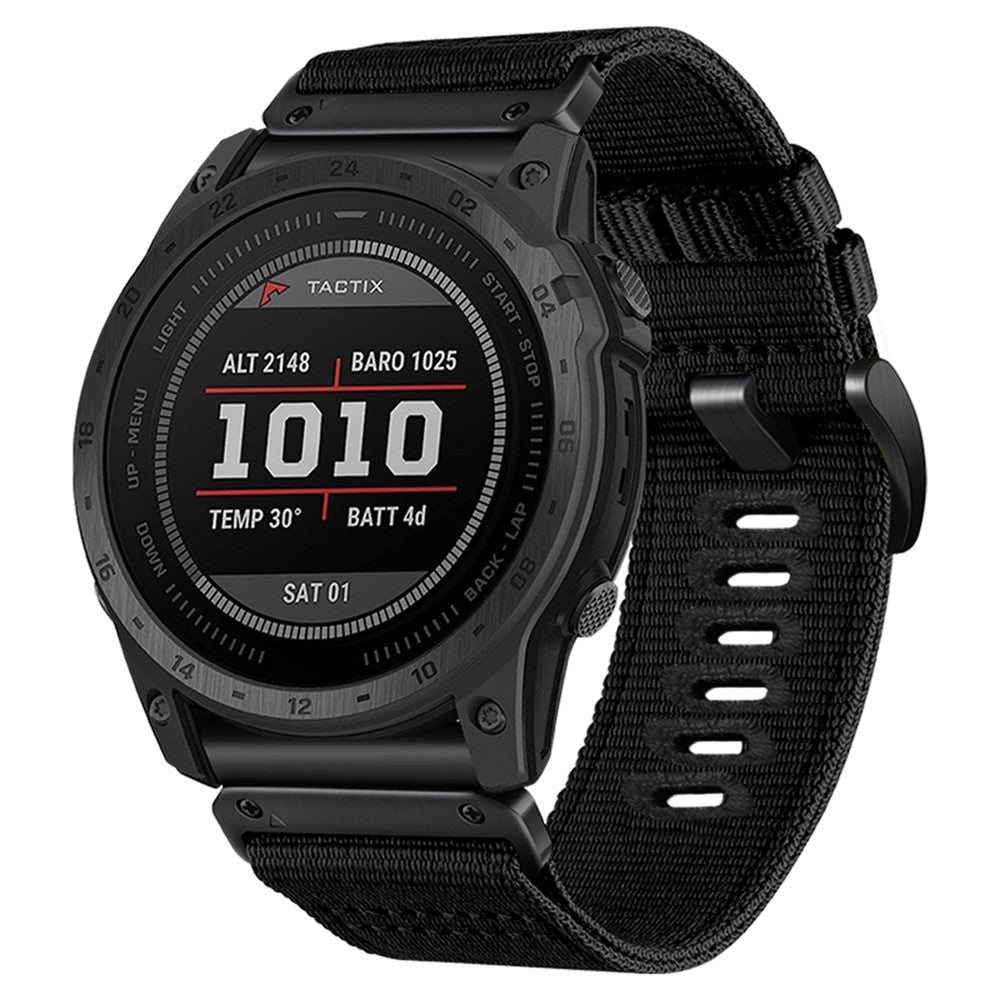 Musta nailonranneke 26mm