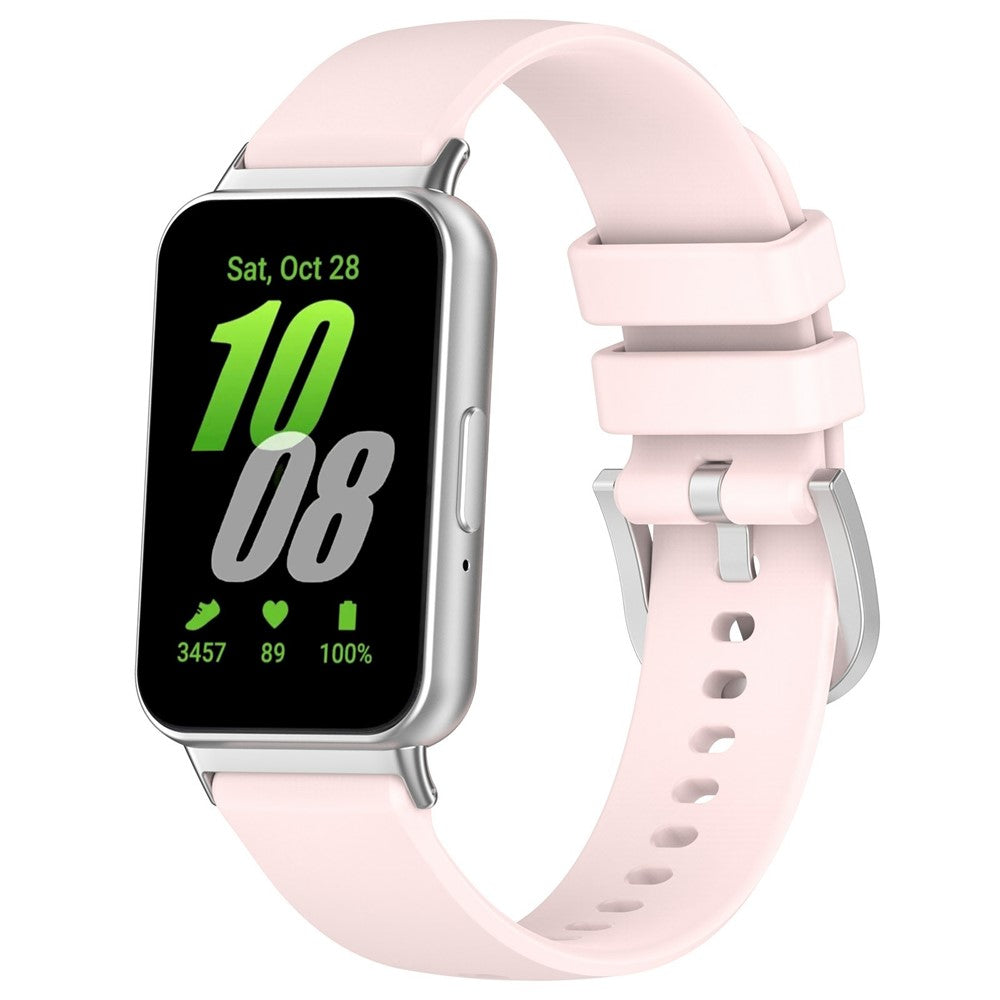 Silikoniranneke Samsung Galaxy Fit3 vaaleanpunainen