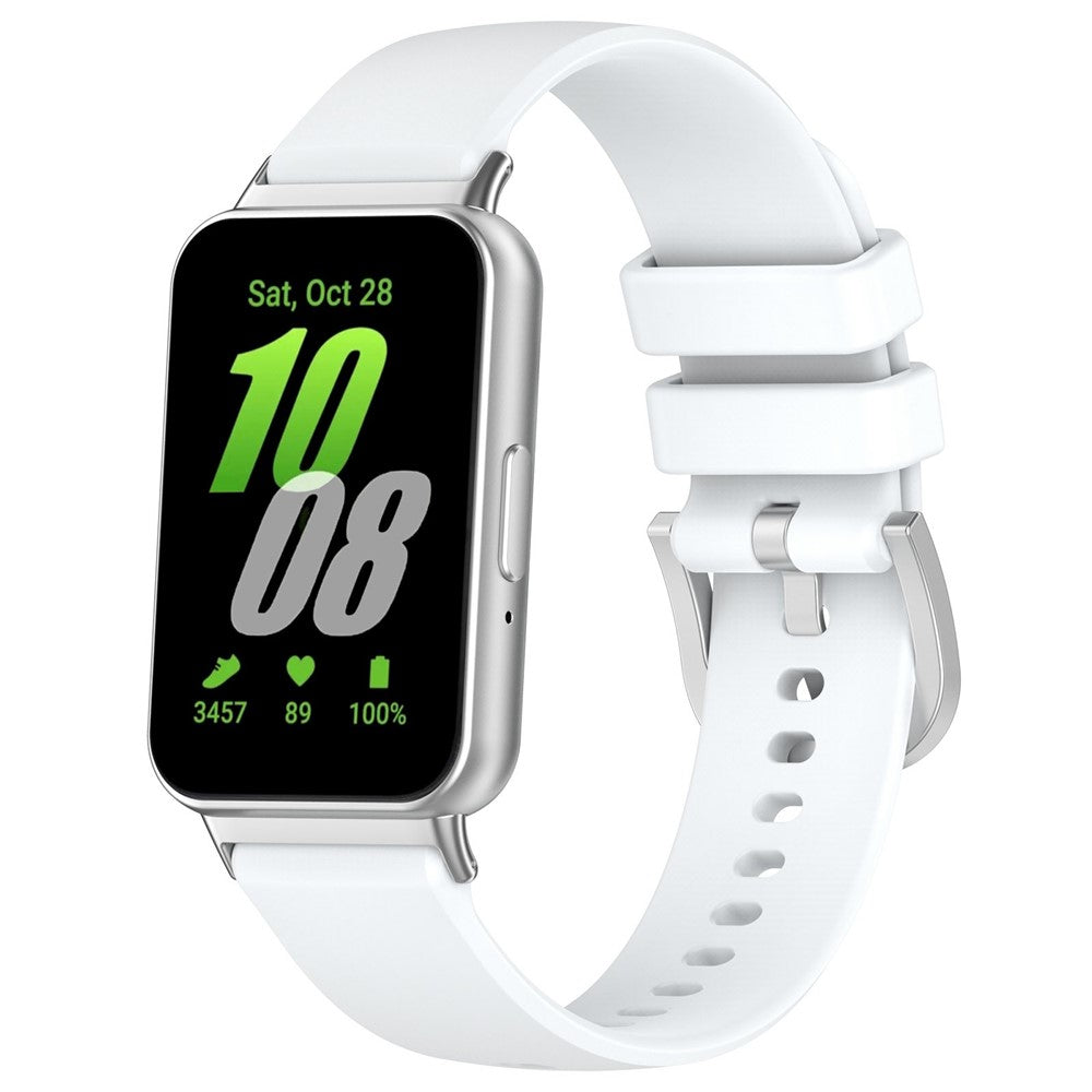 Silikoniranneke Samsung Galaxy Fit3 valkoinen