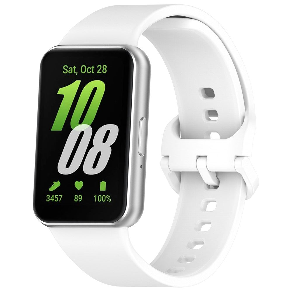 Silikoniranneke Samsung Galaxy Fit3 valkoinen