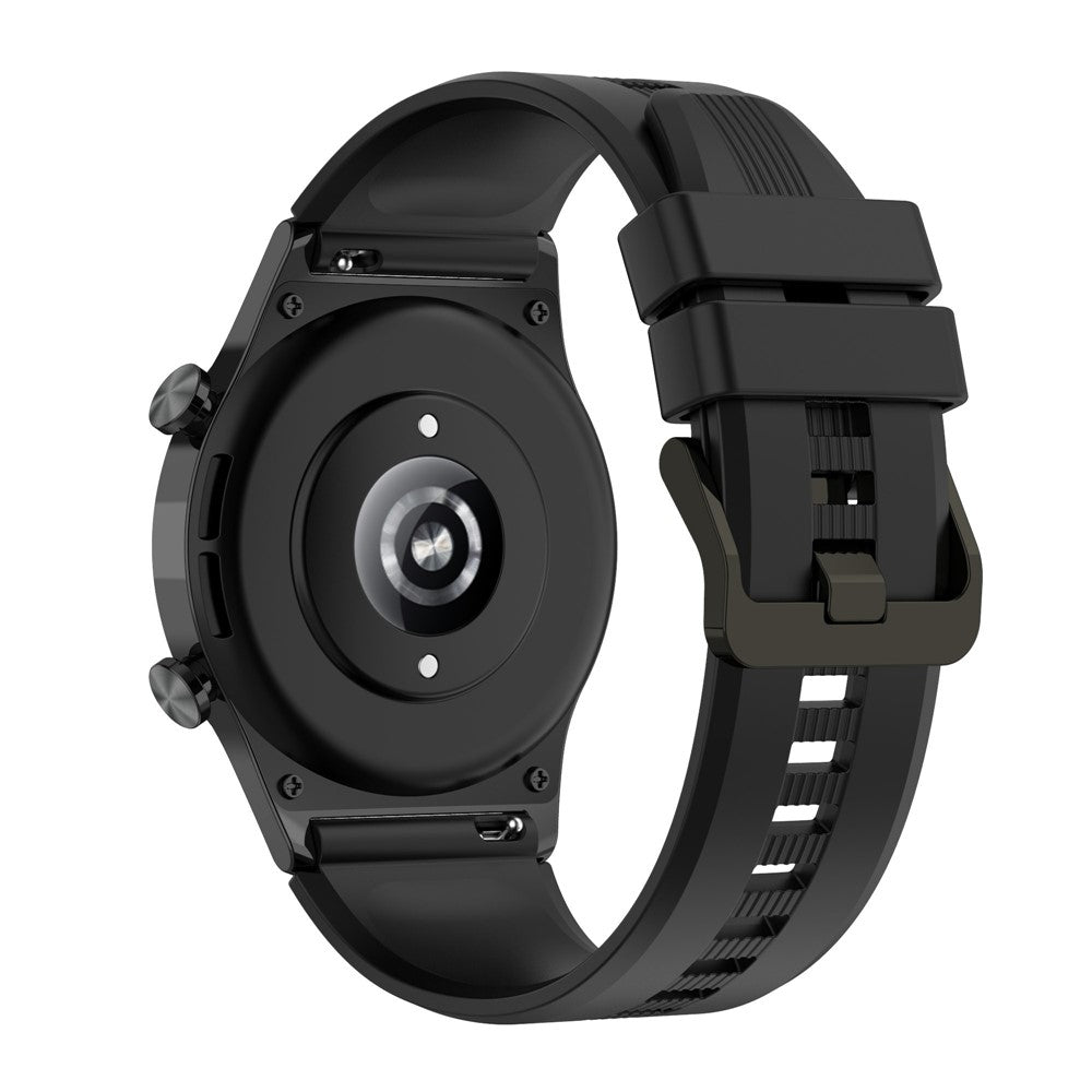 Silikoniranneke 22mm musta