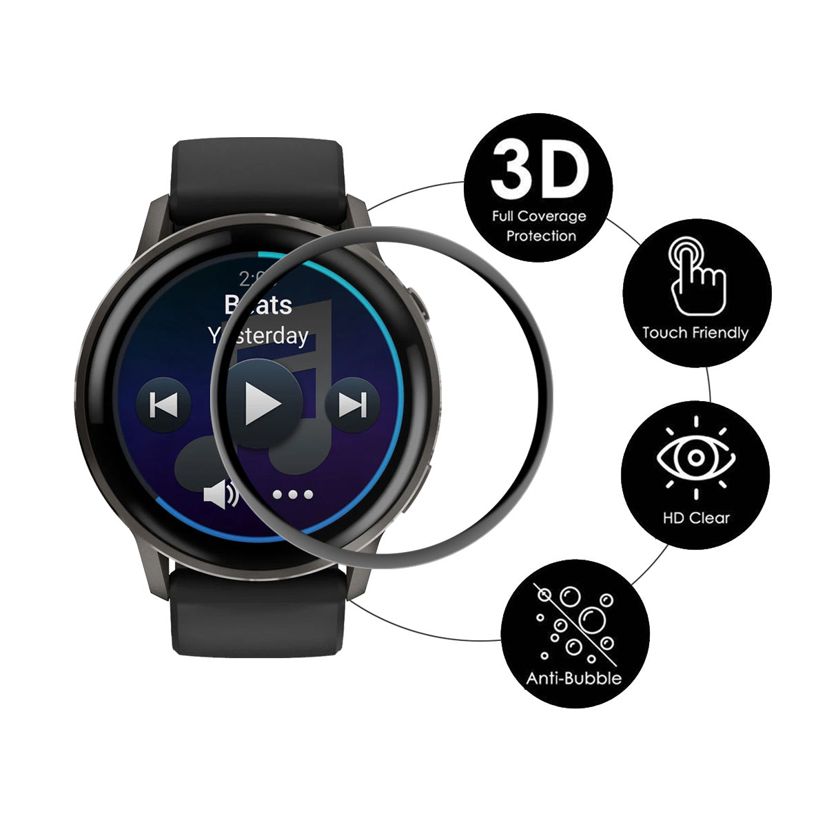 Näytönsuoja Garmin Venu 4 (45mm)