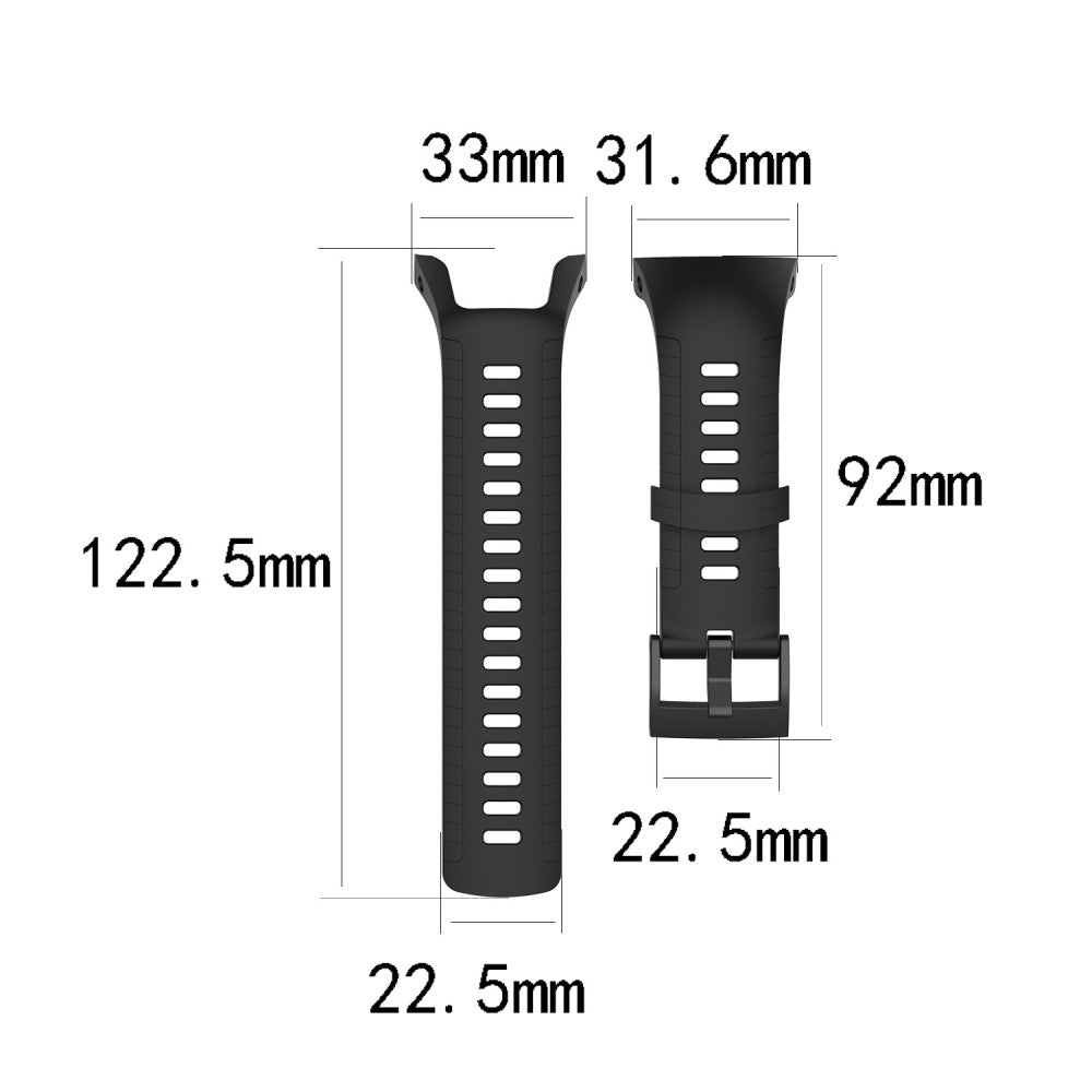 Silikoniranneke Suunto 5
