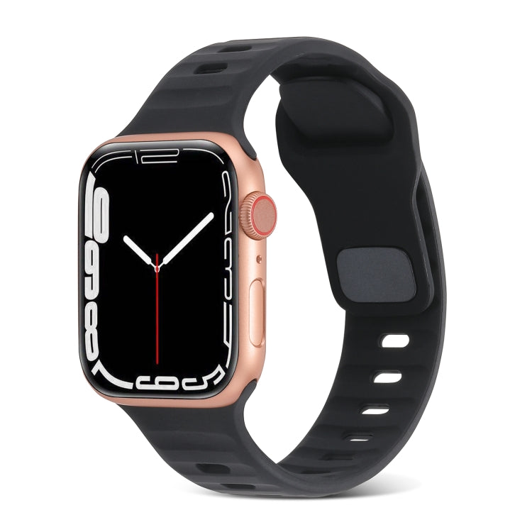 Apple Watch musta silikoniranneke