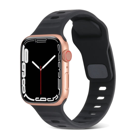 Apple Watch musta silikoniranneke