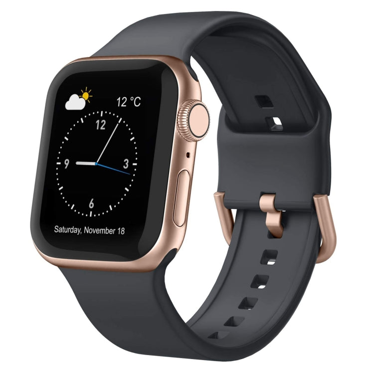 Harmaa silikoniranneke Apple Watch kelloihin