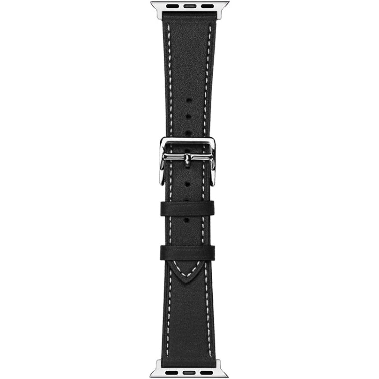 Nahkaranneke musta 49 / 45 / 44 / 42mm