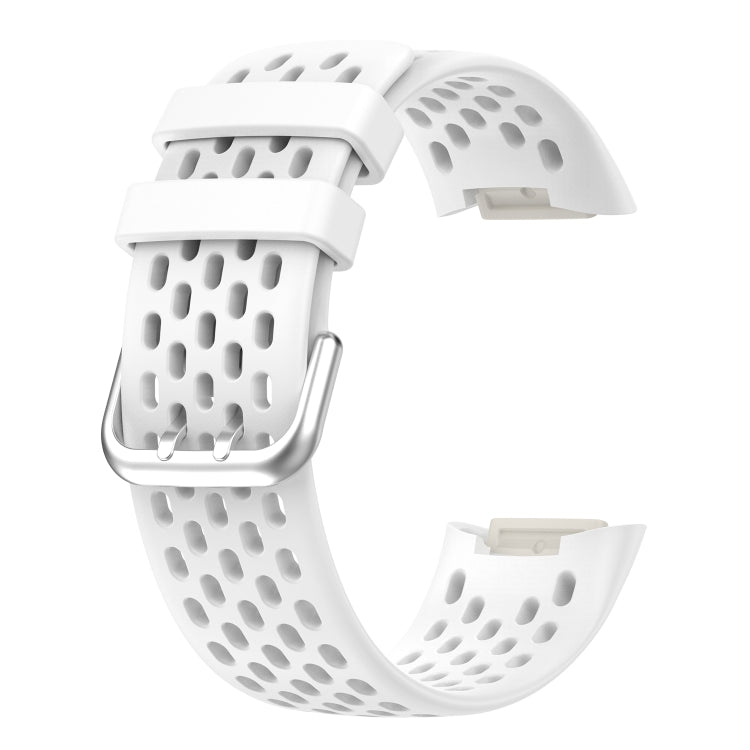 Valkoinen ranneke Fitbit Charge 5 kelloihin