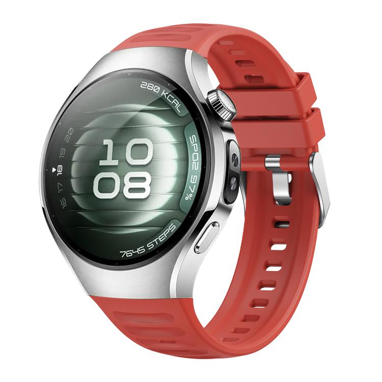 Huawei Watch 5 42mm punainen silikoniranneke 