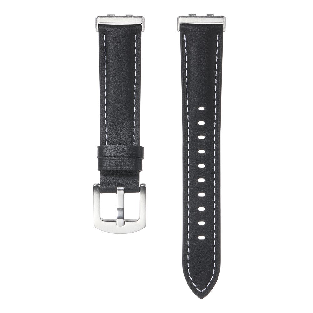 Musta nahkaranneke Huawei Band 11 kelloon