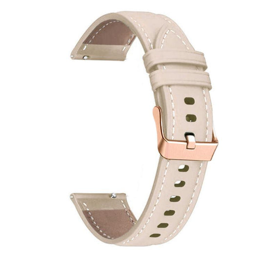 Nahkaranneke beige 20mm