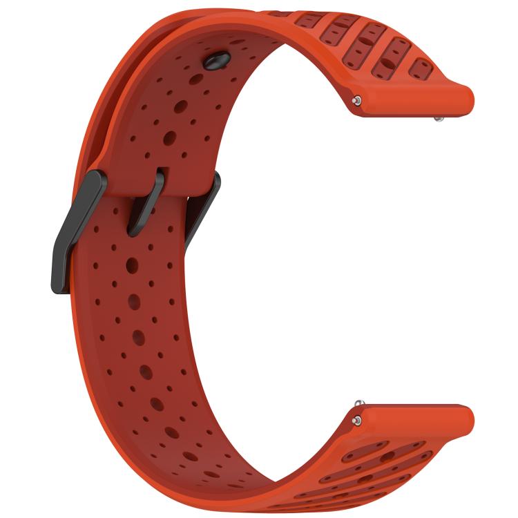 Silikoniranneke 22mm oranssi/punainen