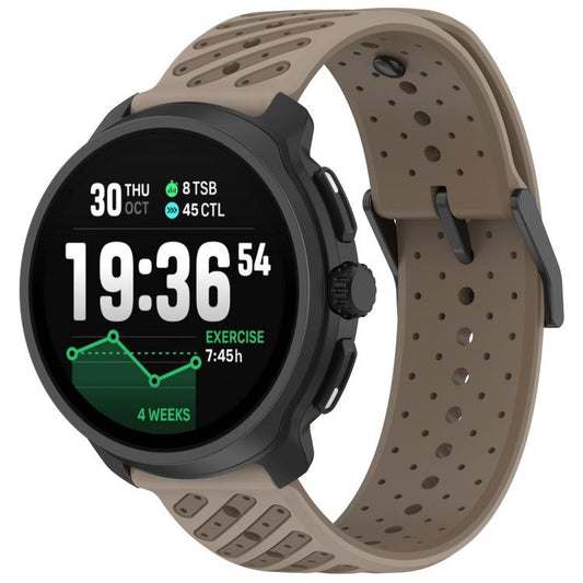 Silikoniranneke 22mm ruskea