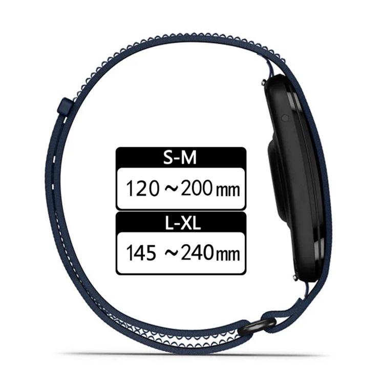 Garmin CIRQA Nailonranneke, Musta L-XL koko