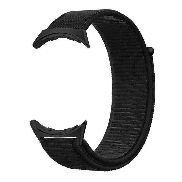 Google Pixel Watch 3 / 4 / 5 45mm nailonranneke, Musta