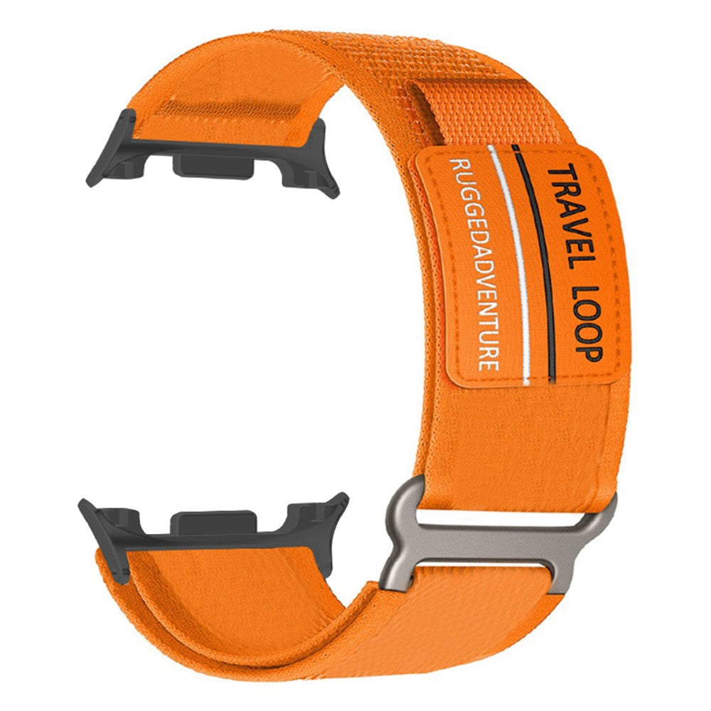 Oranssi nailonranneke Samsung Galaxy Watch8 kelloihin