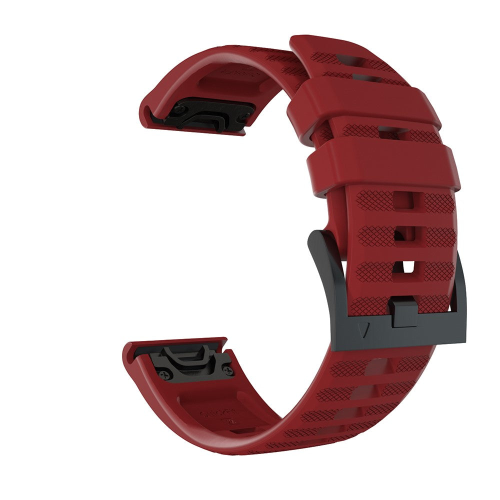 Punainen 26mm Quickfit ranneke Garminin kelloihin