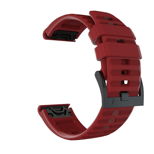 Punainen 26mm Quickfit ranneke Garminin kelloihin