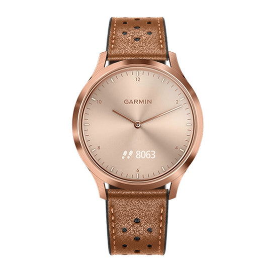 Ruskea nahkaranneke 20mm